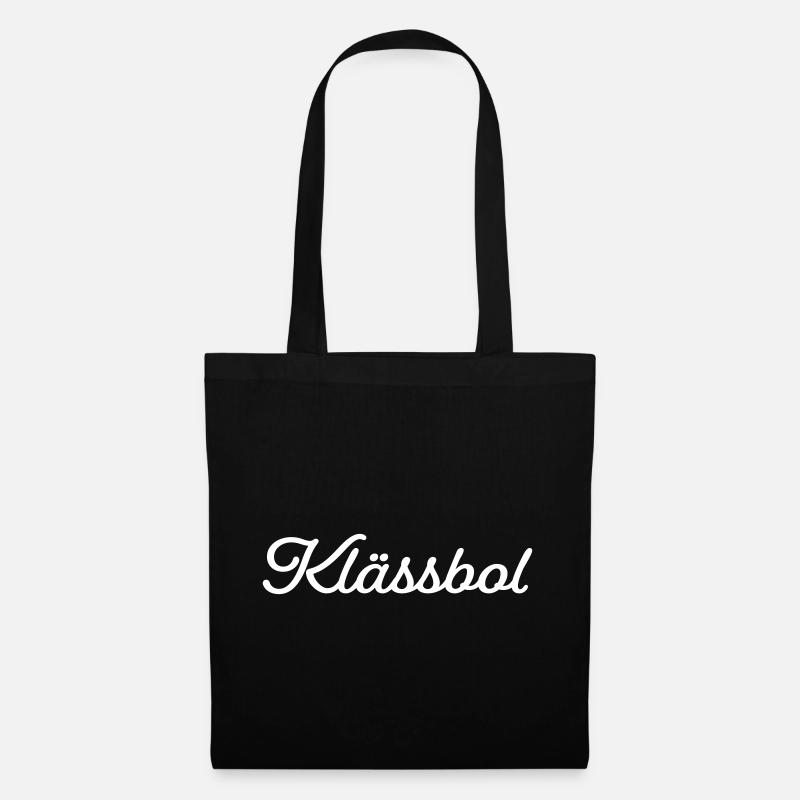 Klässbol weiß - Stoffbeutel - Schwarz