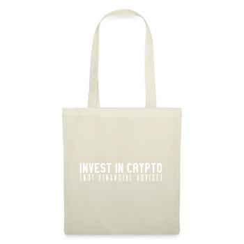 Investissez dans la cryptographie, pas dans des conseils financiers 2 - Sac en tissu - nature - Devant