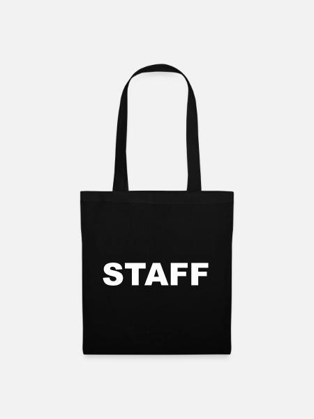 STAFF - Stoffbeutel - Schwarz