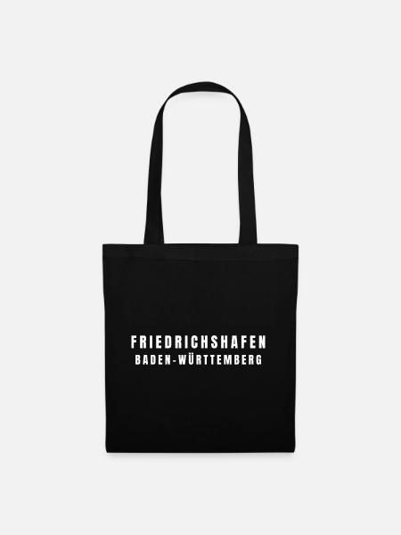 Friedrichshafen Baden-Württemberg - Stoffbeutel - Schwarz