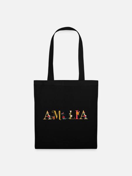 Amelia - Stoffbeutel - Schwarz