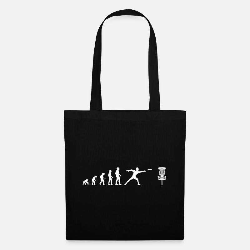 Evolution Du Disc Golf Lecteur De Disc Golf Frisbee - Sac en tissu - noir