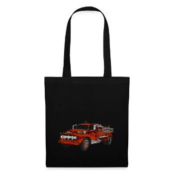 Fire Engine Firefighter Truck - Tote Bag - black - Front
