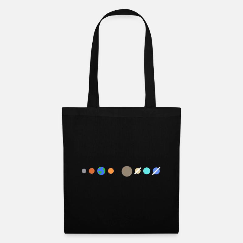 Solar system planets - Tote Bag - black