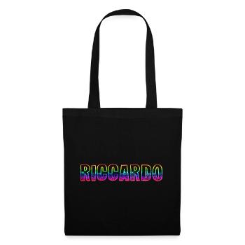 riccardo rs arc-en-ciel - Sac en tissu - noir - Devant