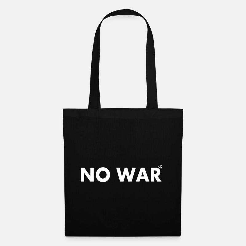 No war - Tote Bag - black