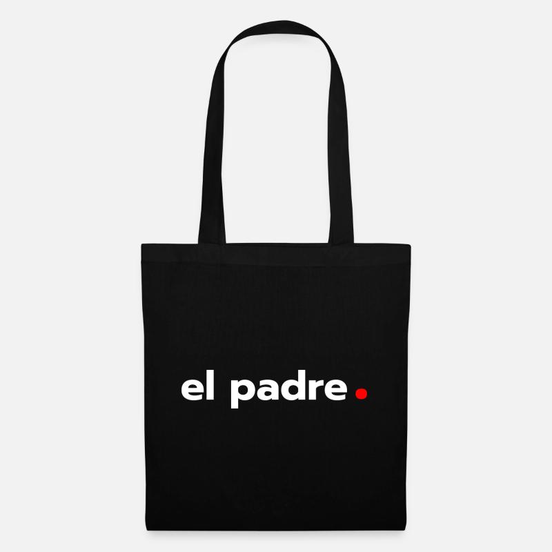 el padre - Tote Bag - black