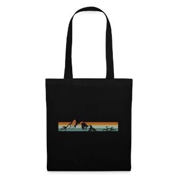 Mountain and MTB - Tote Bag - black - Front