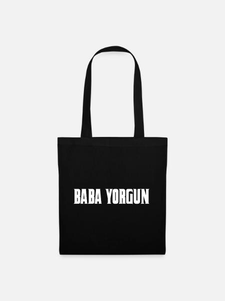 Baba Yorgun Turkish - Tote Bag - black