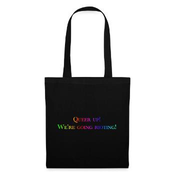 Queer Up - Tote Bag - black - Front