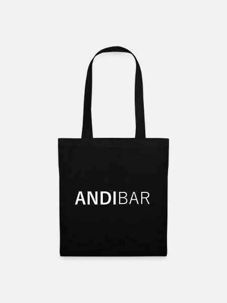 AndiBar - Andreas, Andy, Andi, Andrea Geschenk - Stoffbeutel - Schwarz