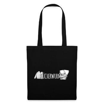 Reader's Bookworm - Tote Bag - black - Front
