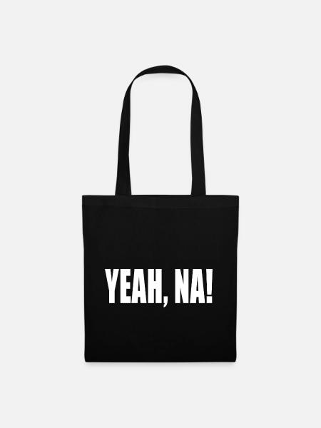 YEAH NAH! - Stoffbeutel - Schwarz