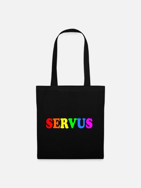 Servus - Stoffbeutel - Schwarz