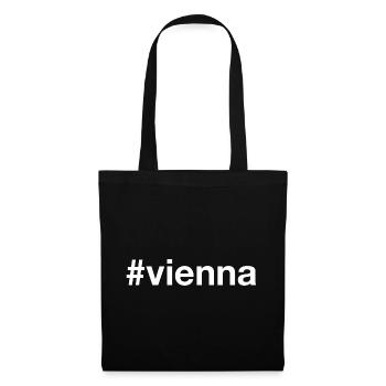 VIENNE Hashtag Wien - Sac en tissu - noir - Devant