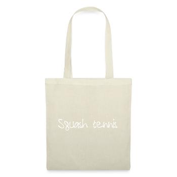 T shirt squash tennis - Sac en tissu - nature - Devant