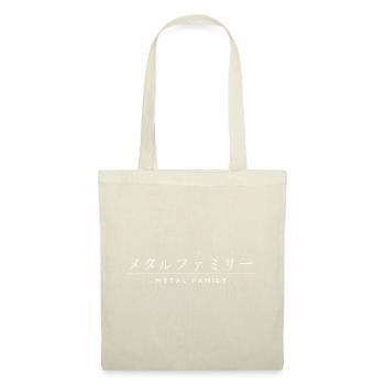 Metal Family | Kanji | Japanische Schriftzeichen - Stoffbeutel - Natur - Vorne