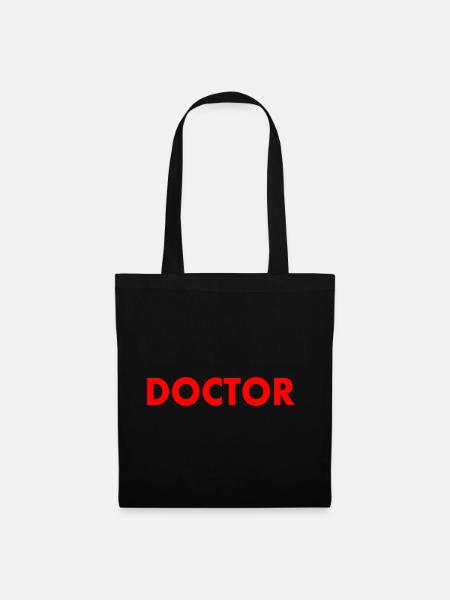 Doctor - Stoffbeutel - Schwarz