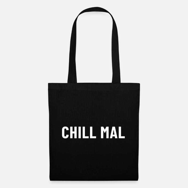 chill times - Tote Bag - black