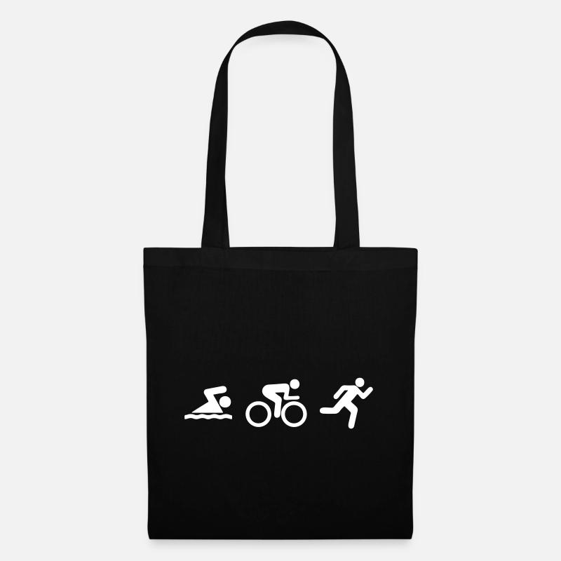 triathlon - Tote Bag - black