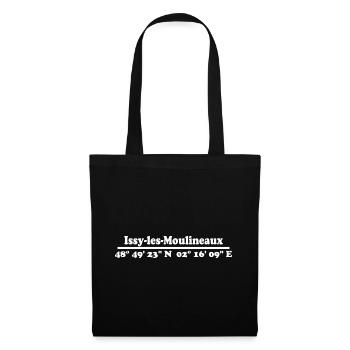 Issy-les-Moulineaux Coordinates - Tote Bag - black - Front