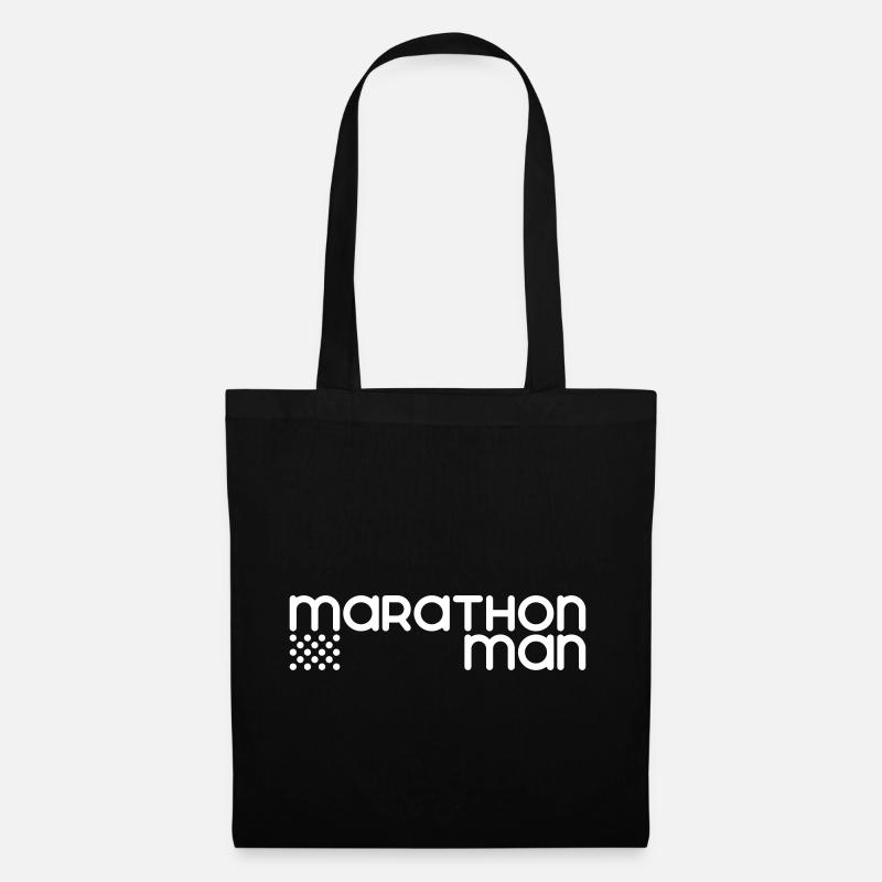 Marathon Man - Customizable - Tote Bag - black