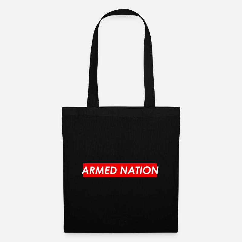 ARMED NATION 2019 LOGO REDBOX - Stoffbeutel - Schwarz