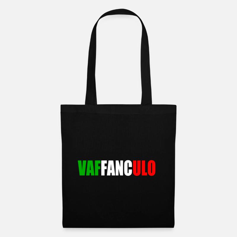 Vaffanculo - Stoffbeutel - Schwarz