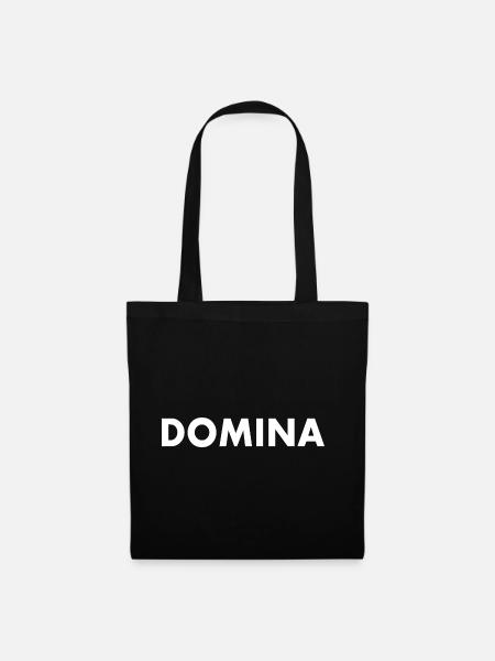 Domina - Stoffbeutel - Schwarz