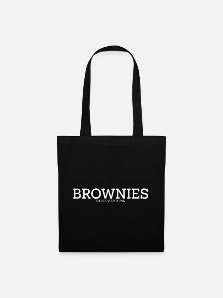 BROWNIES FIXES EVERYTHING - Stoffbeutel - Schwarz