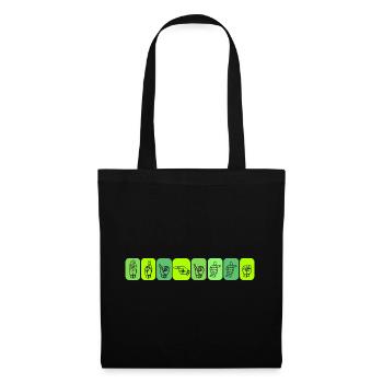 Brigitte (Nom) - DGS Streetwear - Sac en tissu - noir - Devant