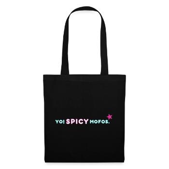 Yo! Spicy Mofos. | Retro Y2K Style - Stoffbeutel - Schwarz - Vorne