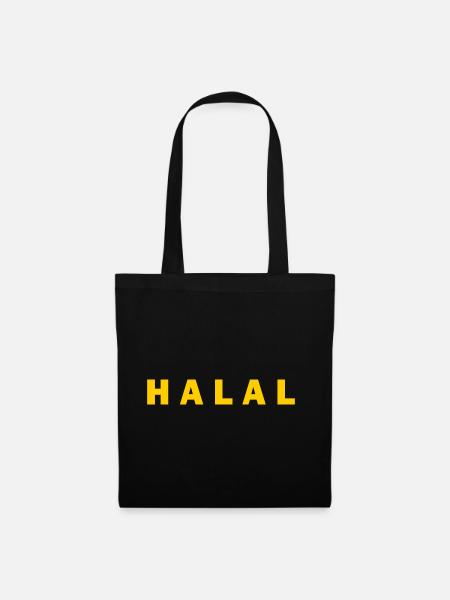 Halal - Stoffbeutel - Schwarz