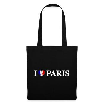 I love Paris France - Tote Bag - black - Front
