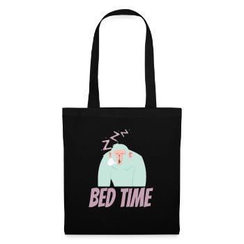 Bed time, bedtime - Tote Bag - black - Front