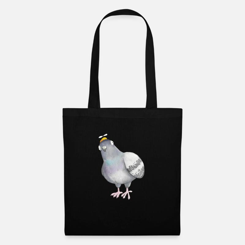 Pigeon (s) nut - Tote Bag - black