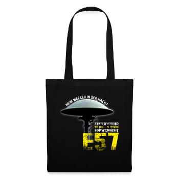 Fire Brigade Alarm I Siren E57 I My Alarm Clock at Night - Tote Bag - black - Front