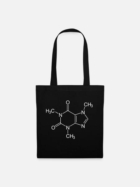 Coffee chemistry gift - Tote Bag - black