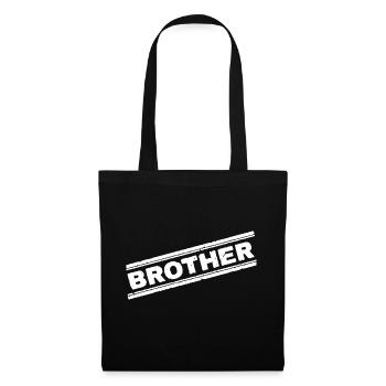 timbre de frère - Sac en tissu - noir - Devant