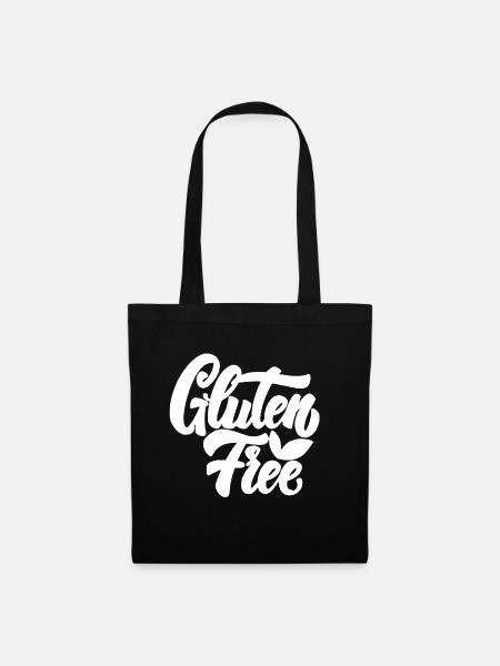 Gluten-frei - Stoffbeutel - Schwarz