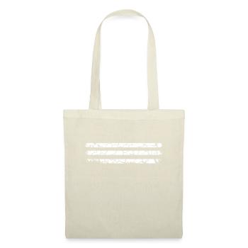 White Lines Stroke Your Text Gift - Tote Bag - nature - Front