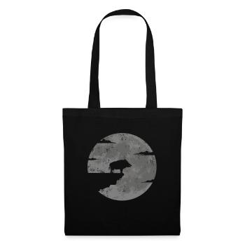 Hunter forest worker forester hunting deer antler forest - Tote Bag - black - Front