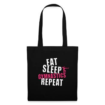 Gymnastics gift idea gymnastics apparatus gymnastics sport - Tote Bag - black - Front