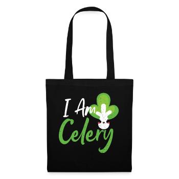 I Am Celery - Vegetables - Tote Bag - black - Front