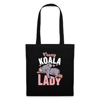 Cute Koala Koala Bear Wife - Tote Bag - black - Front
