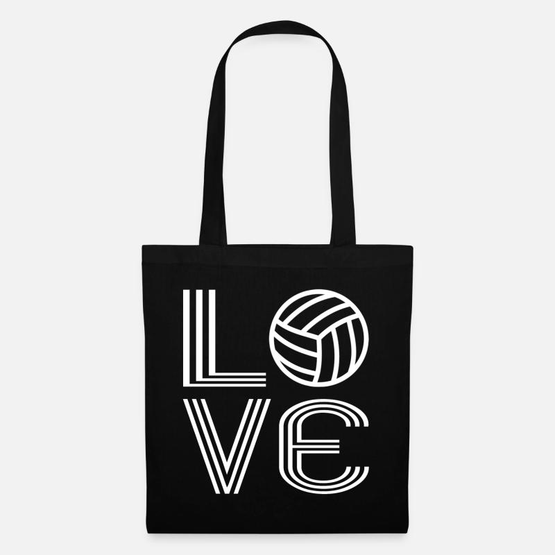 Volleyball-Volleyball - Stoffbeutel - Schwarz