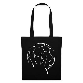 team handball icon logo icon illustration graphic - Tote Bag - black - Front