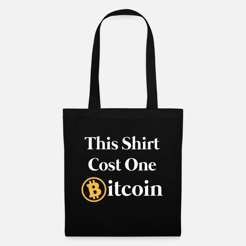 Bitcoin - Stoffbeutel - Schwarz