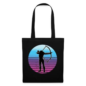 Archery Archer Target Sport - Tote Bag - black - Front