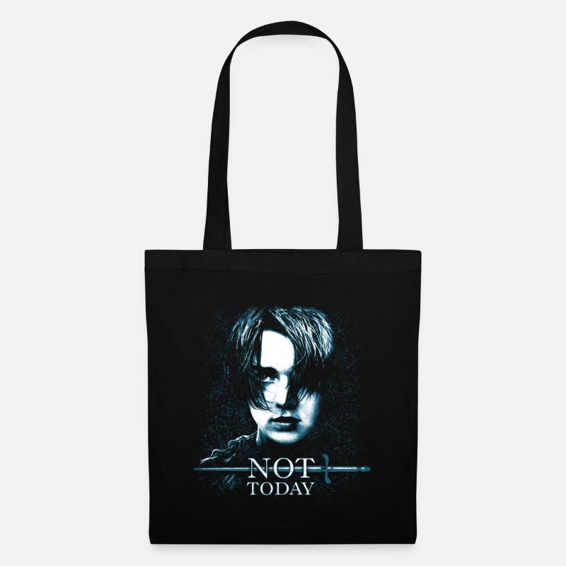 Game Of Thrones Arya Stark Not Today - Stoffbeutel - Schwarz